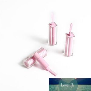 Botellas de embalaje vacías de 12,1mm, bálsamo labial, envases de lápiz labial, tubos de embalaje de maquillaje cuadrado rosa, tubo de palo para bricolaje con cuerda, 25 unids/lote