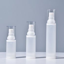 Lege 20 ml 30 ml 50 ml Airless Pomp Flessen Lotion Matte Duidelijke Plastic Vacuümfles voor Cosmetica Verpakkingsbuis