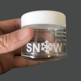 Vide 3.5g 0.123oz impression 3D SNOW Diamond infusé Select Flower Glass Jar Preroll Tube Packages Alien Labs Connected Jar