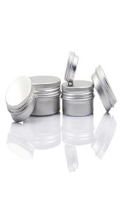 Lege aluminium lippenbalsemcontainers cosmetische crème potten tinnen ambachten Potfles 5 10 15 30 50 100G6492038