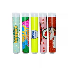 Tube en plastique vide BBoyz pré-roulé, fraise Gelato Calidad glace italienne banane lait Tube