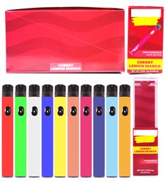 Vide Breeze Vape Pen Vaporisateur jetable 1,0 ml Cartouche de bobine en céramique Réservoir E Cigarette avec batterie rechargeable 12 couleurs Choisir