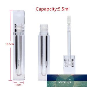 Bouteilles d'emballage transparentes vides, Tubes vides de 7.8ML, brillant à lèvres rond en cristal Transparent avec baguette