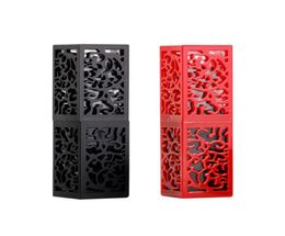 Lege cosmetische containers lippenstiftfles met zwart rood holle diy 121 mm crème potten verpakking5096352
