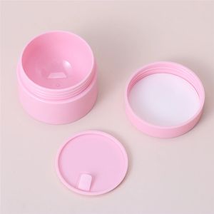 Pot cosmétique vide Mini crème pour le visage bouteilles d'échantillons vides en plastique crème pour le visage de voyage conteneur cosmétique pot de maquillage en plastique