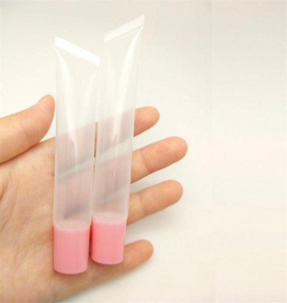 Emballage des tubes cosmétiques vides 20 g 15 g 10g Gold Silver Pink Lip gloss tube à lèvres Emballage de brillance 50100pcs21137083016