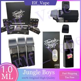 Lege Jungle Boy 1,0 ml Wegwerp Pape Pen Oplaadbare E Sigaretten 350 mAh Batterij Lege Vaporizer Pennen Cartridge Box Packaging 1000 mg met ritszakken Stickers