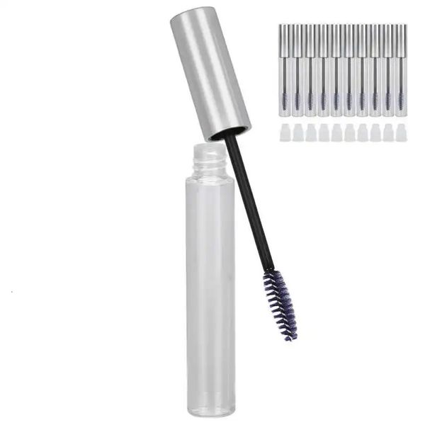 Baguette de tube de mascara vide Kit idéal Conteneur de crème pour cils DIY Cosmétiques Crème pour cils avec 10 inserts en caoutchouc pour cosmétiques DIY 240301