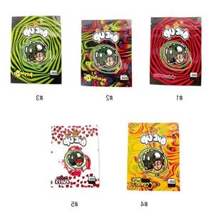 Vacente One Up Packaging Mylar Bolss 600mg OneUp Bag 6 Tipos de rastreadores Fruit de plástico de plástico resellable Paquete de cremallera Baggies Ldsln