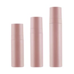 Bouteilles de pulvérisation de réglage de maquillage en plastique rose vide 60 ml 80 ml 100 ml conteneurs de distributeur de brume fine de voyage pour le parfum de sérum de soin de peau de visage de crème solaire