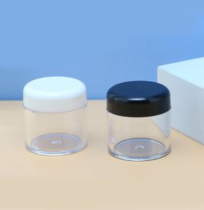 tarro vacío de plástico transparente ps pot cream acrílico cosmético envases 40g contenedores con tapas