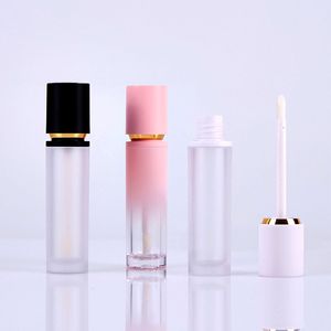 Lege plastic lipglossbuizen 8 ml cosmetische verpakkingscontainers lippenbalsembuis met borsteldeksels