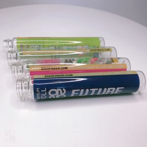 Lege Premium moederbord itx 1 Gram Future Pre Roll 115 mm glazen stompe buis met stickers Groothandel Preroll-flesverpakking