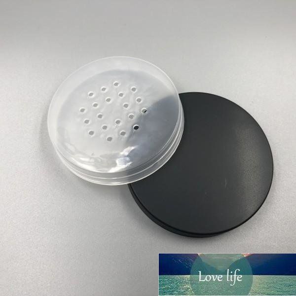 Bouteilles compactes vides en plastique réutilisables pour poudre, conteneur de poudre de maquillage à faire soi-même, étui avec tamis et couvercle à vis doublé 50 ml