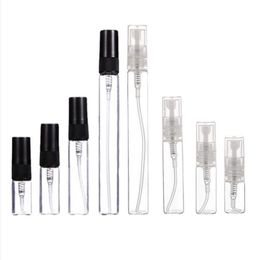 Bouteille de pulvérisation vide en plastique, sous-bouteille de voyage, pompe distributrice, cosmétiques rechargeables, bouteilles de pulvérisation à brume fine, 2ML, 3ML, 5ML, 10ML, TVOCP