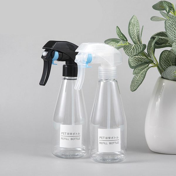 Rociador vacío Botellas de spray cosmético 200 ml Botella de spray de niebla fina vacía Rociador de agua de plástico Agua transparente Señor Gatillo de mano