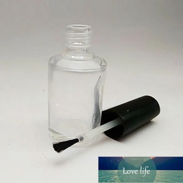 Bouteilles de vernis à ongles en verre Transparent vides couvercle de brosse petite bouteille en verre pour conteneur d'huile essentielle d'art d'ongle