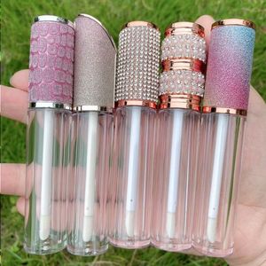 Lege Transparante Lipgloss Buizen Plastic Lippenbalsem Buis Lippenstift Mini Monster Cosmetische Container Met Zilveren Dop F3803 Irmcd