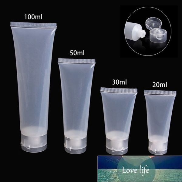 Tubes vides à presser, conteneurs cosmétiques, bouteilles en plastique pour Lotion et crème, bouteille de voyage Portable de 20ml 30ml 50ml 100ml