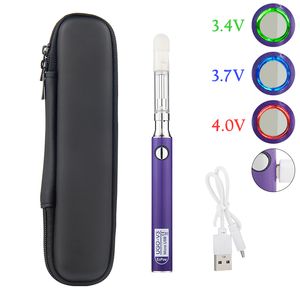 Cartouches de vapotage vides UGO-V3 Kit de cigarette électronique 650 900mAh 510 fils Batterie Tension variable Préchauffer Vape Pen avec chargeur de câble USB