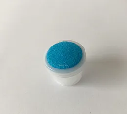 Lege witte plastic spons applicator vloeibare fles hdpe spierpijn reliever flessen met blauwe sponskop 20g 20 ml fabrieksuitgang