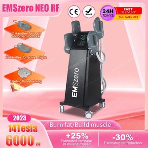 EMS 14 Tesla HOT DLSEMSLIM Machine Emszero Abdominal Fat Burning Muscle Fat-removing Body Shaping Engraving Machine Salon CE