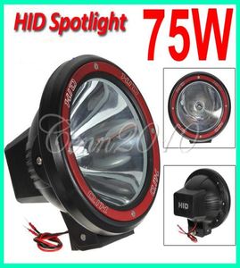 EMS 2PCS 7quot 70W 75W HID Xenon Driving Light Offroad SUV ATV 4WD 4x4 Spot Flood Beam 3400LM 932V H3 6000K IP67 Jeep Truck 7553920