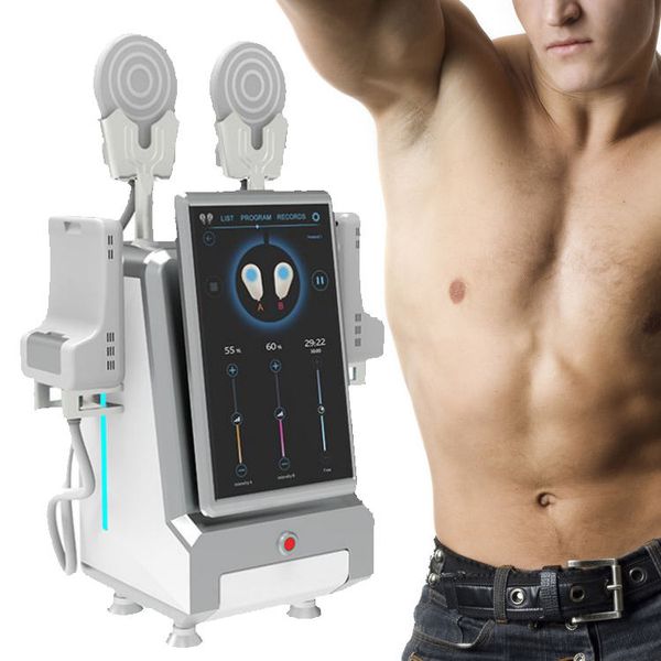 Ems 4 poignées brûleur de graisse Ems Slim système amincissant Hi-emt pour le renforcement musculaire, sculpture des fesses, levage de la peau, raffermissement des muscles, équipement de beauté