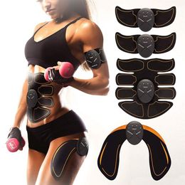 EMS ABS Stimulateur Massage musculaire Electro abdos Entraîneur de muscles abdominaux Appareil Ceinture tonifiante Entraînement Fitness Corps pour bras Leg346l