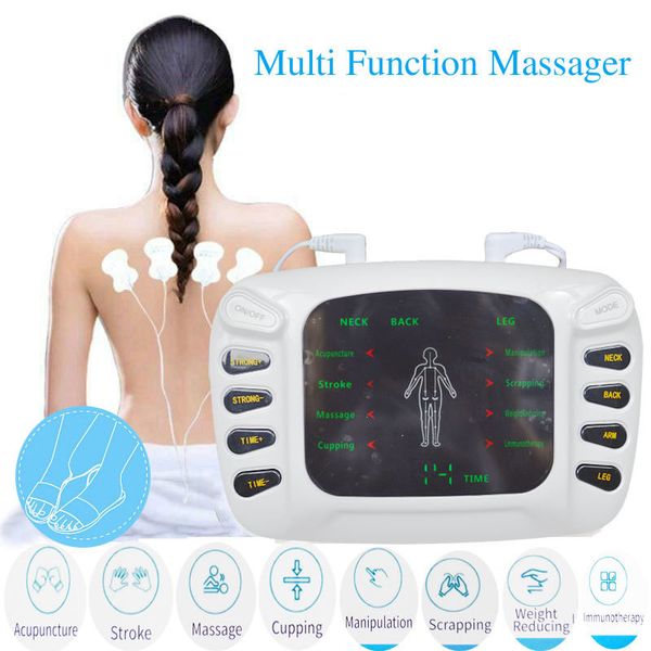 EMS ACUPUNCTURE Pulse Physiotherapy Instrument Home Massage Machine Machine d'électrothérapie entier Dreadging Meridian Massage Device