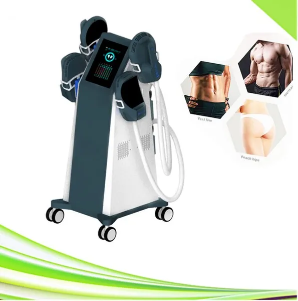 ems body sculpt slim muscle stimulator machine fusion des graisses 4 poignée électrothérapie fesses profondes jambe arrière magnétique muscles stimulation ems minceur dispositif