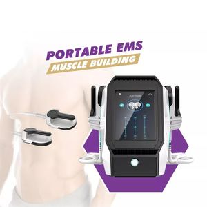 EMS Body Sculpt - Stimulateur musculaire mince - Machine RF - Équipement de beauté amincissant avec 2 poignées - Fonction radiofréquence pour brûler les graisses et développer les muscles