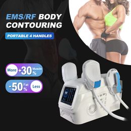 EMS Body Sculpting Emslim Machine 4 poignées Hiemt Neo RF stimulateur musculaire électrique entraînement musculaire élimination des graisses EMS Slim équipement de fitness