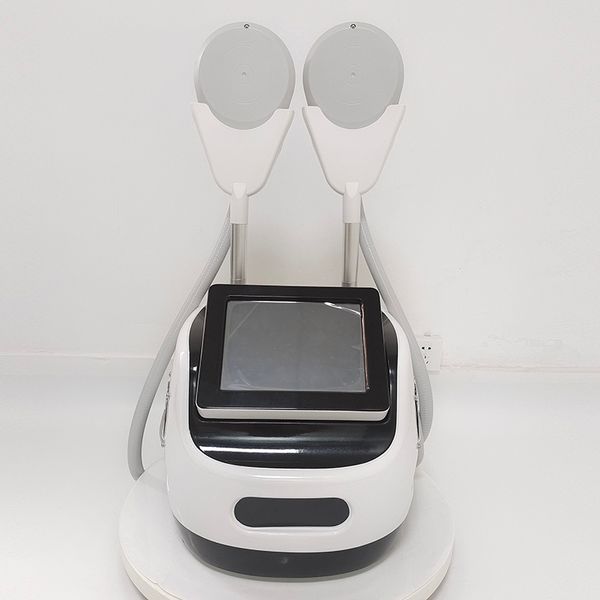 Máquina de adelgazamiento con forma de cuerpo EMS, estimulación muscular táctil mágica electrónica, levantamiento de glúteos, pérdida de grasa, reducción de peso, estimulador delgado EMS con 2 asas, uso en salón y spa