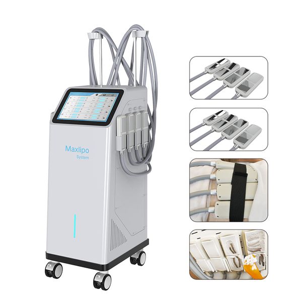 Machine de congélation de graisse de cryolipolyse Ems, avec 8 tampons de refroidissement, plaque cryogénique de refroidissement, Machine amincissante