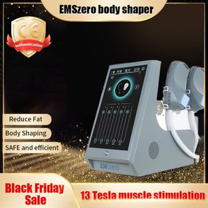 EMS-culpt Machine EMSZERO RF Équipement de beauté pour brûler les graisses EMSzero 13 Tesla HI-EMT Nova Machine de stimulation musculaire électromagnétique avec 2/4/5 poignées RF