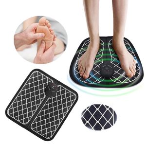 EMS électrique masseur de pieds coussin pieds stimulateur musculaire tapis de Massage des pieds améliorer la Circulation sanguine soulager la douleur soins de santé