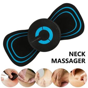 EMS Electric Pulse Neck Massageur Massage cervical Patch Patch Back Sticker Muscle Stimulateur Portable Relief Pain Massageador