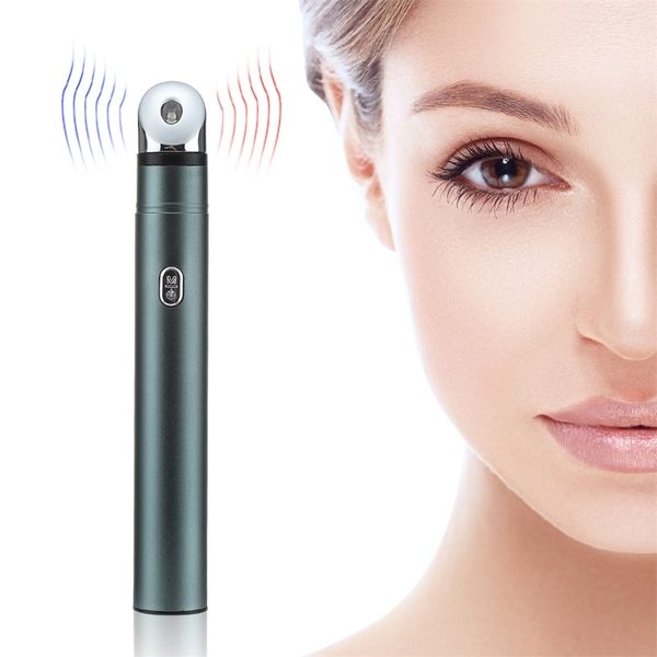 EMS Masajeador de ojos Compresa de hielo Antiarrugas Envejecimiento -10 42 USB Recargable para dispositivo de belleza eléctrico facial 220224