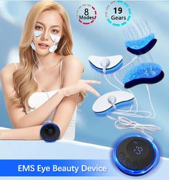 EMS Masseur facial Stimulateur musculaire de courant Stimulateur facial soulève la beauté de la beauté du cou