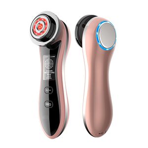 EMS Facial Vibration Massager Red Blue Light Face Hefstarend Firming Wrinkle Removal Beauty Instrument RF Skin Care Device