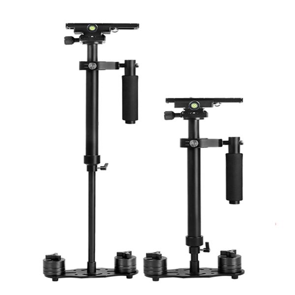 Mini stabilisateur en aluminium tenu dans la main portatif S-60 60CM pour le caméscope DV caméra vidéo DSLR Canon Nikon