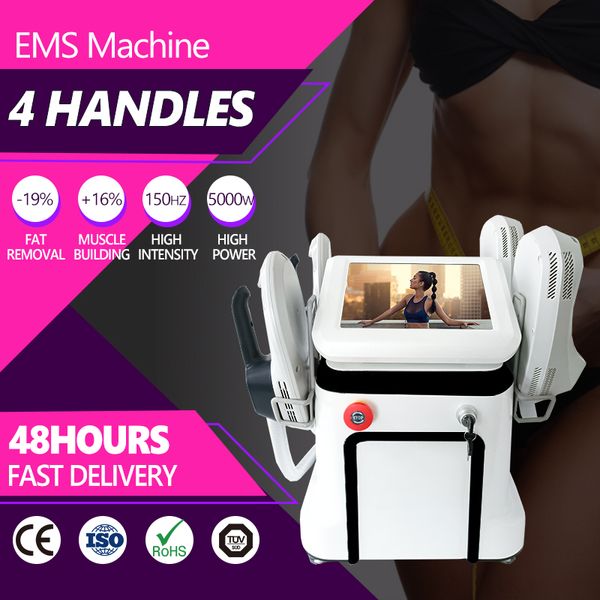 Ems fitness minceur machine gros brûlant hanche formateur ABS tonifiant appareil de beauté avec 4 poignées