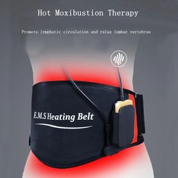 EMS verwarmingsgordel tientallen myostimulator verwarmde infrarood fysiotherapie taille massage lumbale spier ontspanning massager acupunctuur 240424
