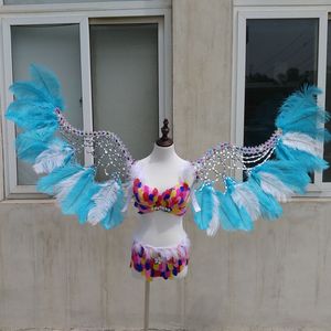 EMS gratis verzending Hoge kwaliteit luxe mooie engel vleugels cosplay fase ondergoed modeshow displays schietritten