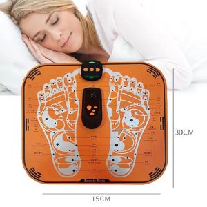 EMS Intelligent Remote Control Foot Massage Pad Machine Machine ACUPUNCTURE Point Physicothérapie Coins de santé Masseur semelle du pied