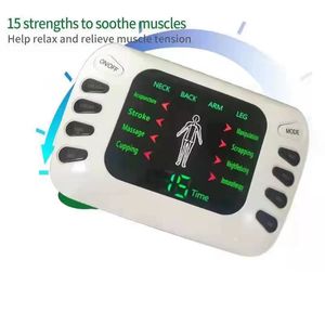 EMS Machine Electric Physiotherapy Tens Body Electrical 8 Pads Stimulator Stimulateur ACUPUNCTURE MASSAGE DE LA PLIPE BACK NOU