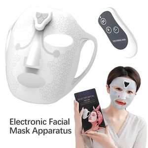 EMS Mask Low Frequentie Microcurrent dubbele kin verminderd schoonheidsgezicht machine Hydratatie Skin Trachering Masker 240407