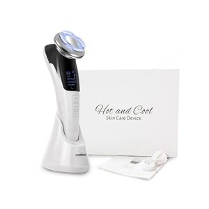 EMS Massager Micro Huidige Schoonheid Gezicht Sonic Trillingen Rimpel Remover Cool Ultrasoon Hefapparaat 220216