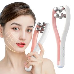 EMS masseur rouleau microcourant visage machine de levage V-Face rouleau masseur rajeunissement de la peau dispositif de beauté anti-rides 231220